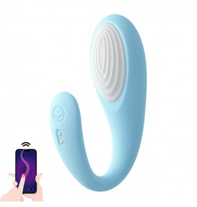 XIUXIUDA - AI Remote Control Wearable Vibrating Egg (Support Connect WeChat Mini Programs - Blue)